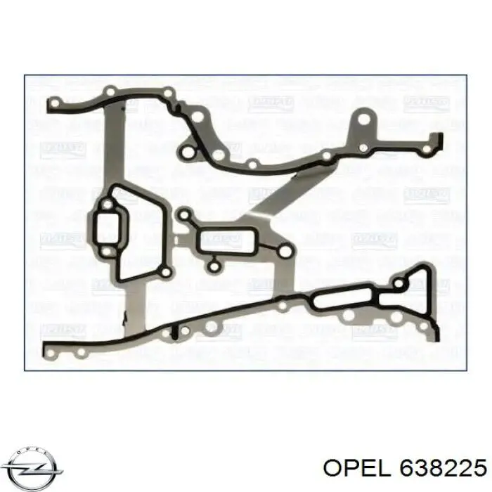 Прокладка передней крышки двигателя 638225 Opel