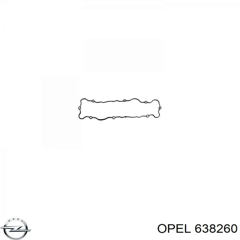 Купить 638260 Opel Прокладка клапанной крышки двигателя