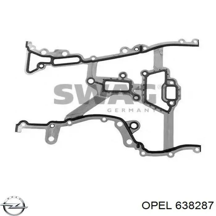 Прокладка передней крышки двигателя Opel 638287 цена, от 19.55 USD