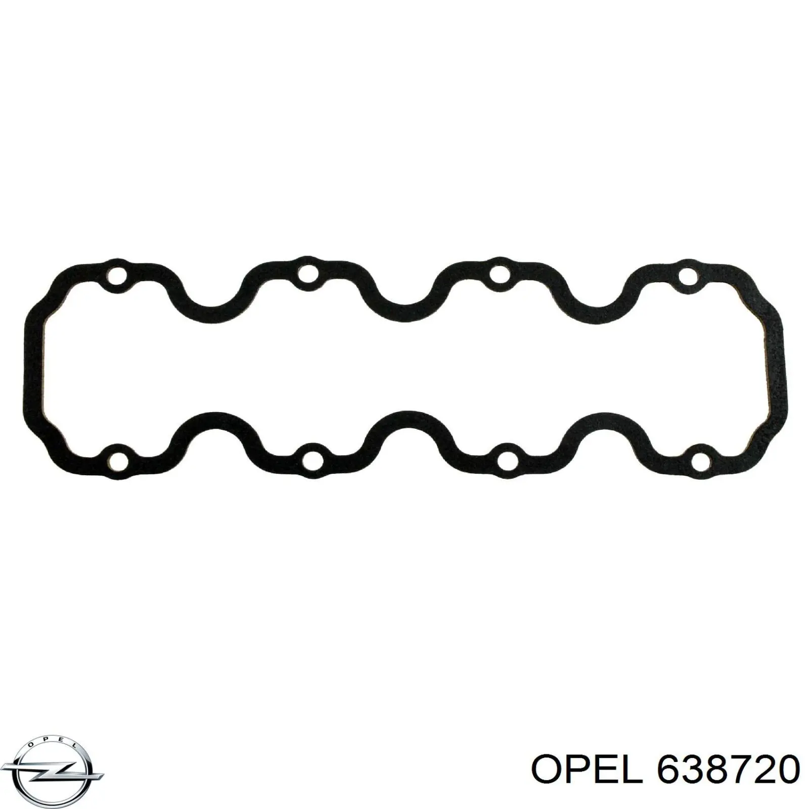 638720 Opel прокладка клапанной крышки