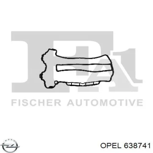 Прокладка клапанной крышки 638741 Opel