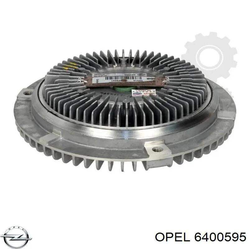 6400595 Opel Спойлер переднего бампера левый