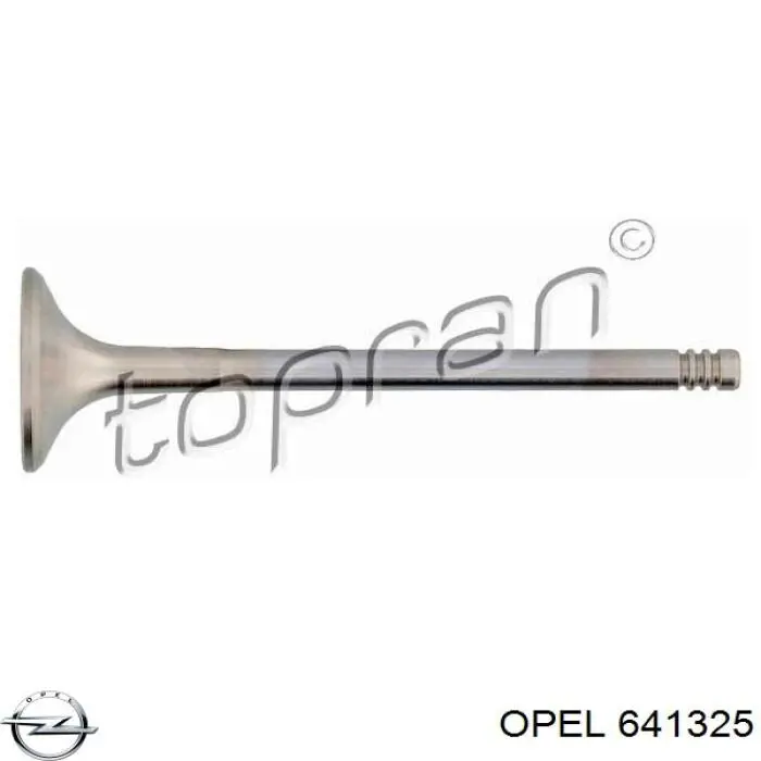 641325 Opel клапан выпускной