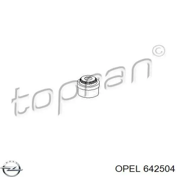 642504 Opel сальник клапана (маслосъемный, впуск/выпуск)