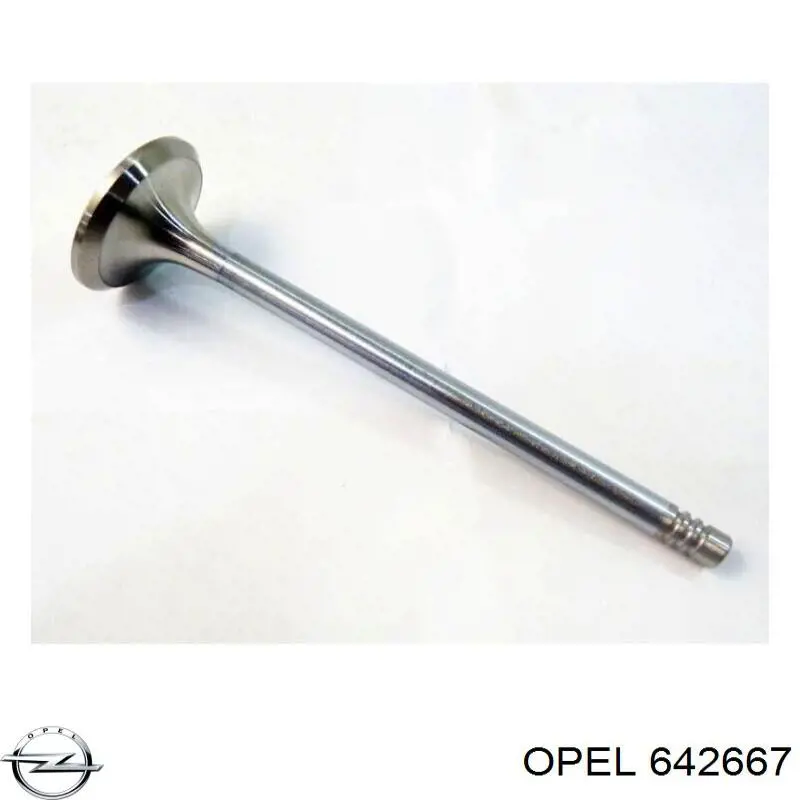 642667 Opel клапан впускной