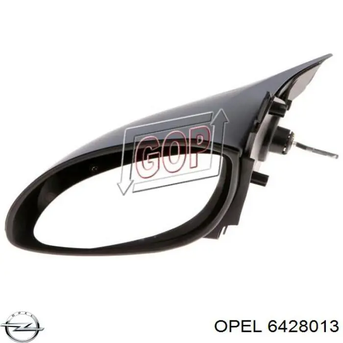 6428013 Opel Левое боковое зеркало