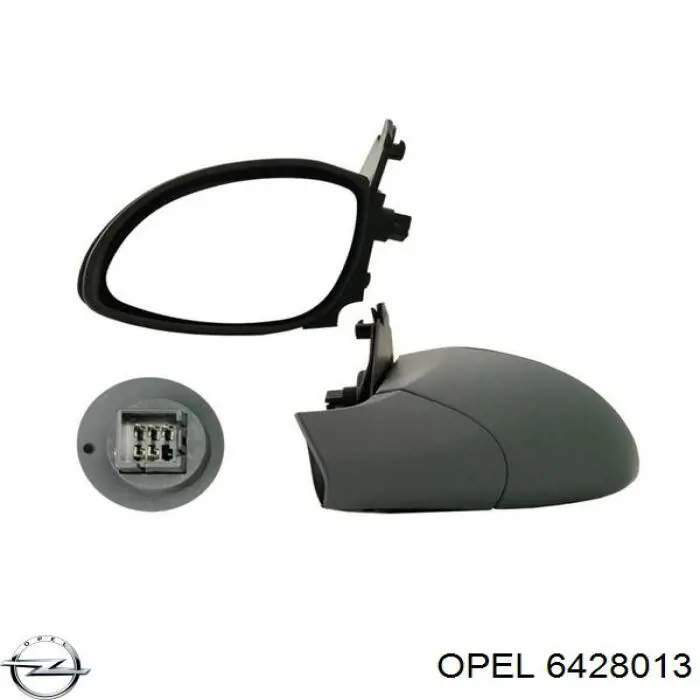 Зеркало заднего вида, левое Opel 6428013 цена, от 22.55 USD