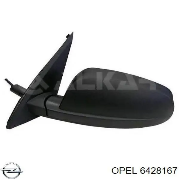 6428167 Opel зеркало заднего вида левое