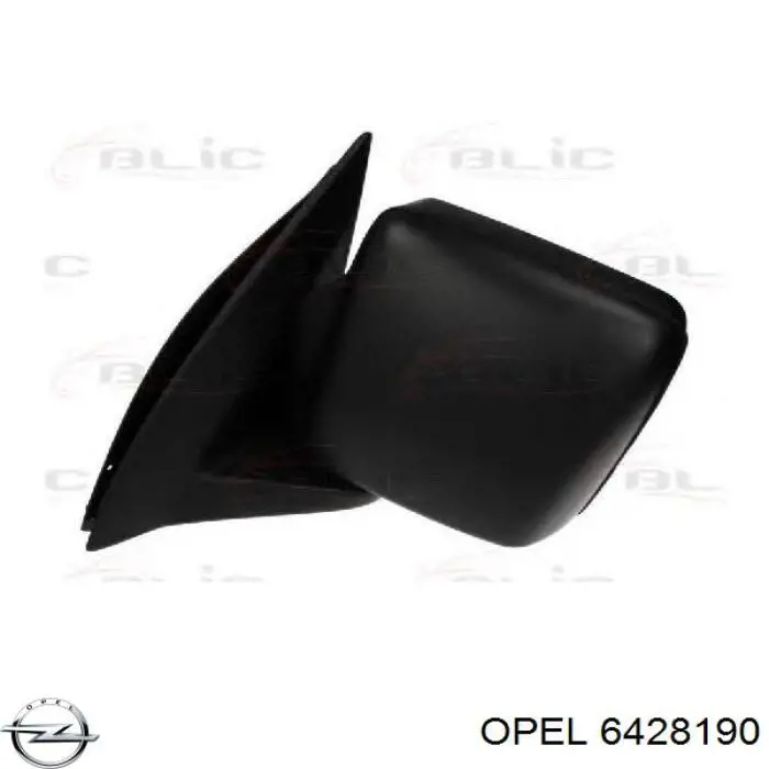 Левое боковое зеркало 6428190 Opel