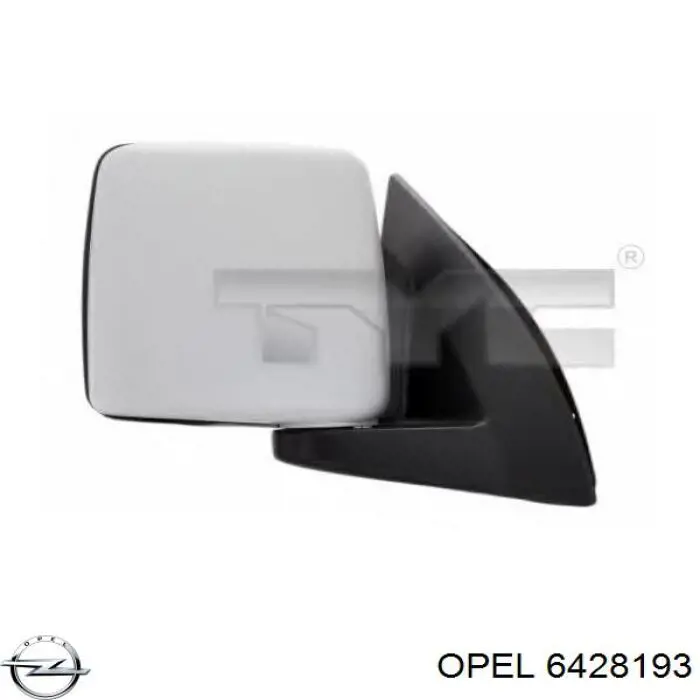 Наружное зеркало правое Opel 6428193 цена, от 51.32 USD