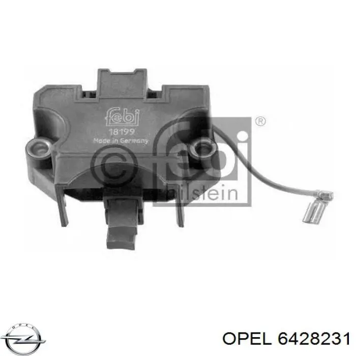 Зеркало левое Opel 13162284