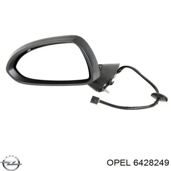 Зеркало заднего вида, левое Opel 6428249 цена, от 43.02 USD