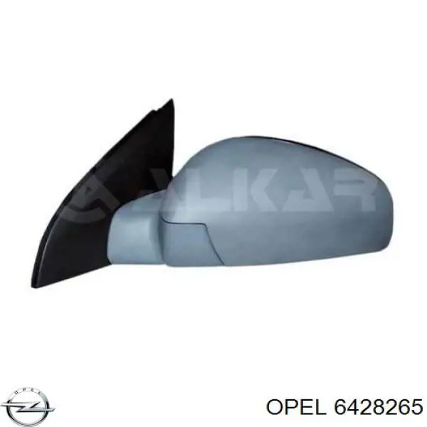 Купить 6428265 Opel Боковое зеркало заднего вида правое