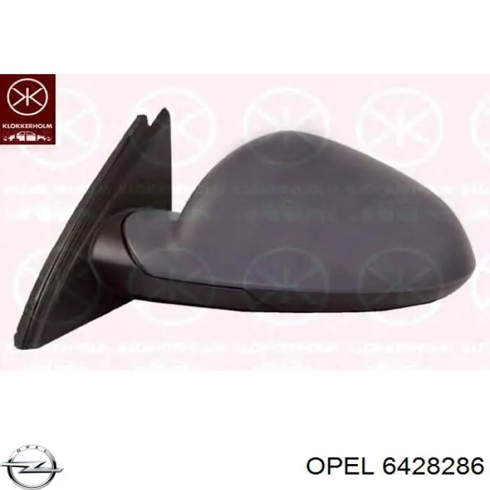 6428286 Opel espelho de retrovisão esquerdo