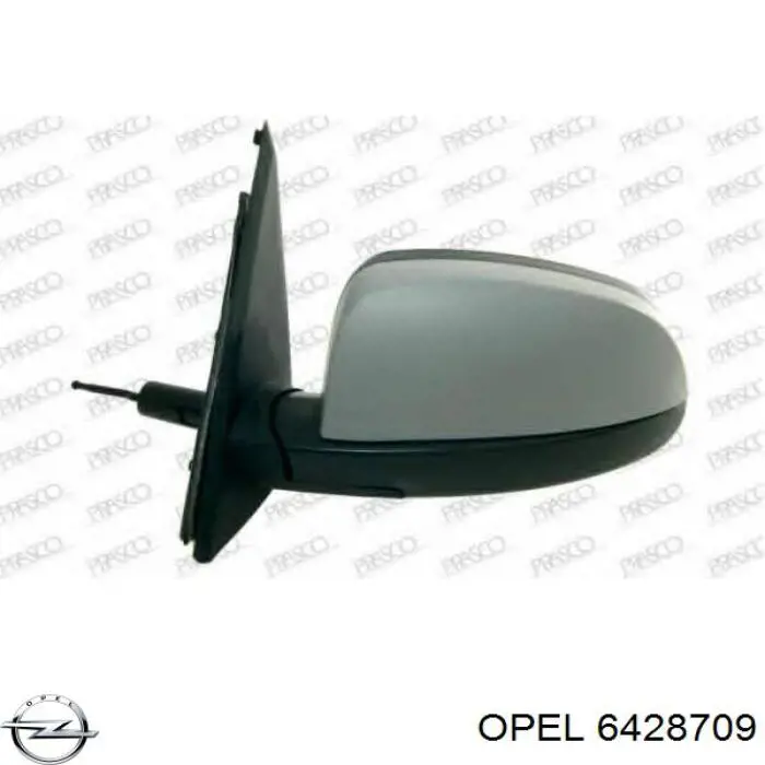 Купить 6428709 Opel Стекло зеркала заднего вида, левого