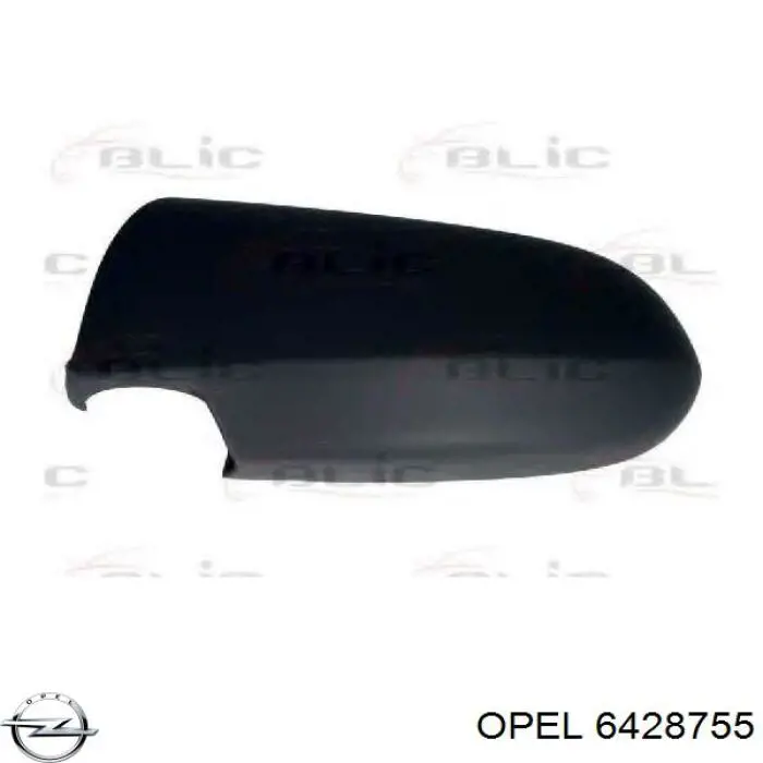 6428755 Opel накладка (крышка зеркала заднего вида левая)