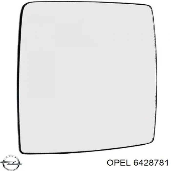 6428781 Opel зеркальный элемент зеркала заднего вида левого