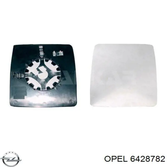 Купить 6428782 Opel Стекло правого зеркала заднего вида