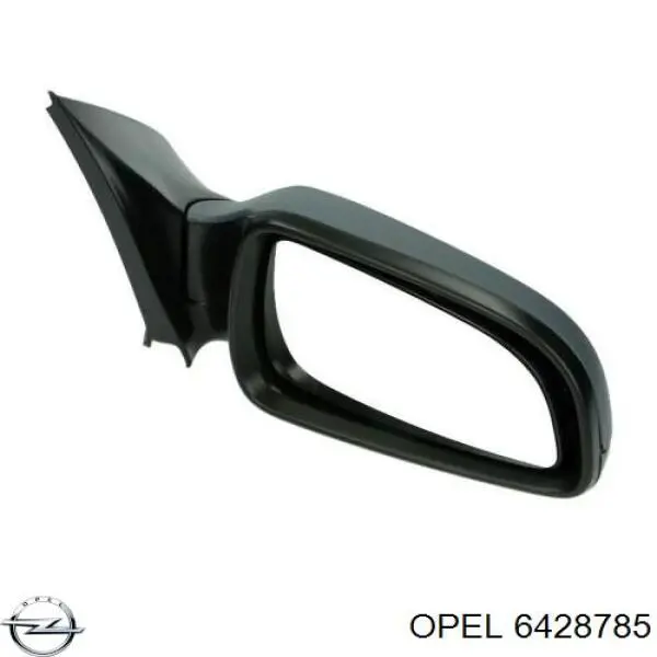 Стекло правого зеркала заднего вида 6428785 Opel