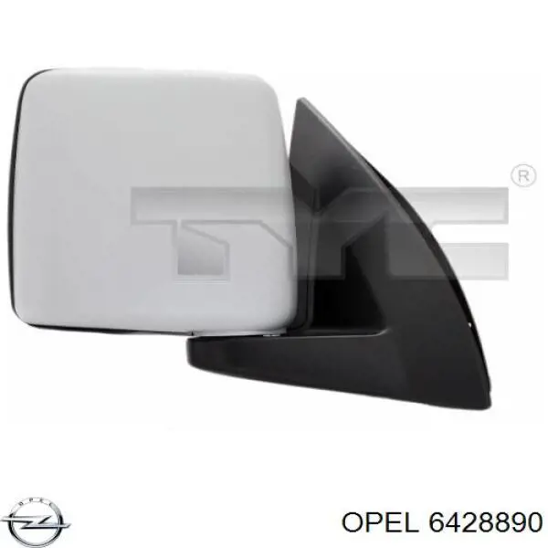 6428890 Opel накладка (крышка зеркала заднего вида правая)