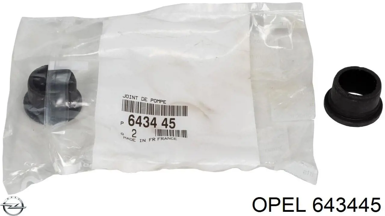 643445 Opel vedante anular de bomba de fluido para lavador