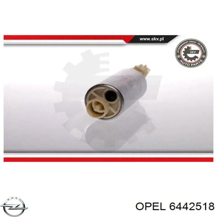 Элемент-турбинка топливного насоса 6442518 Opel