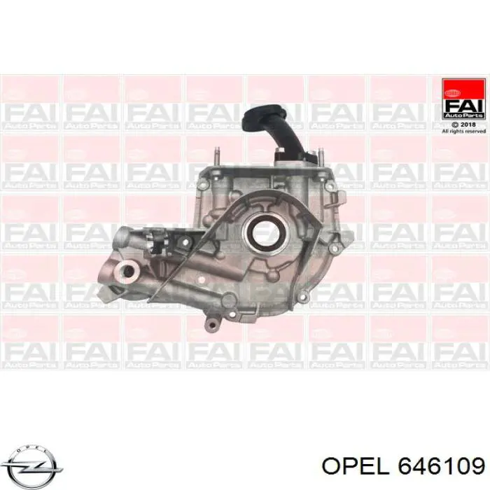 646109 Opel Масляный насос двигателя