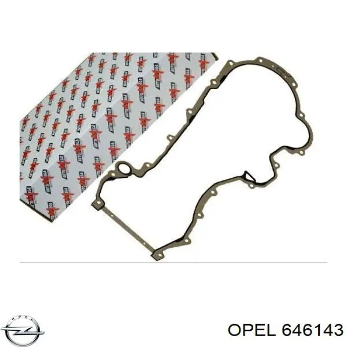 Прокладка передней крышки двигателя Opel 646143 цена, от 16.24 USD