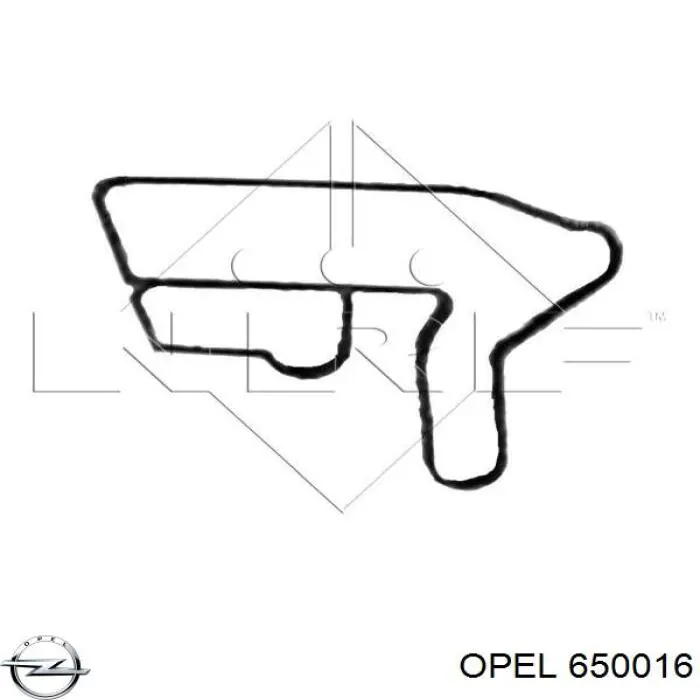 650016 Opel caixa do filtro de óleo