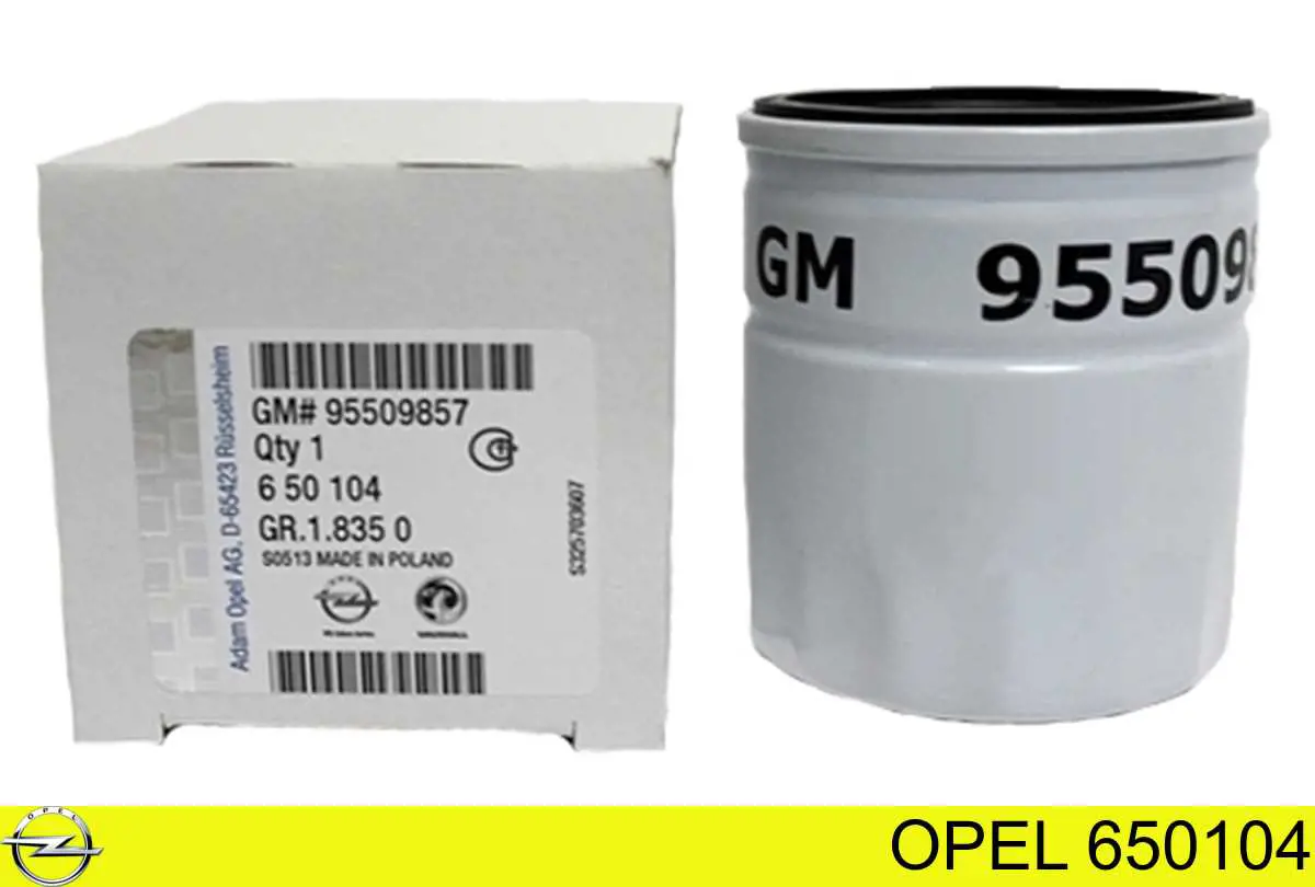 650104 Opel масляный фильтр