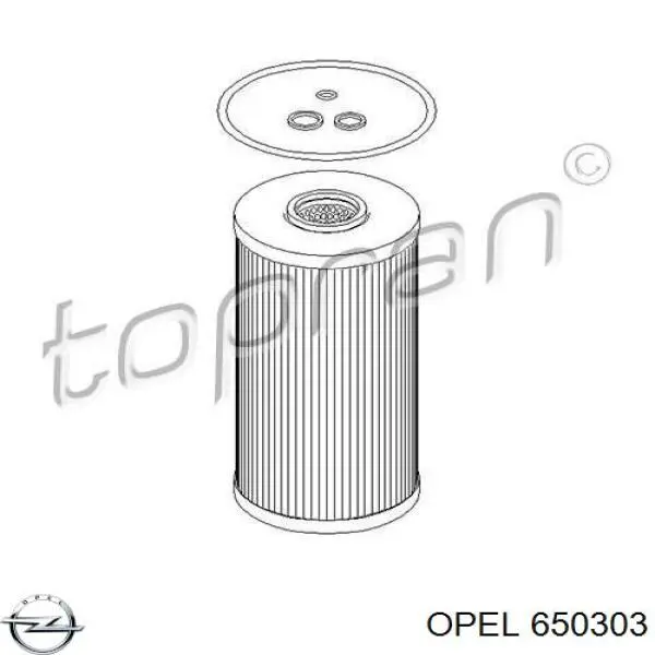 Купить 650303 Opel Фильтр центробежный очистки масла