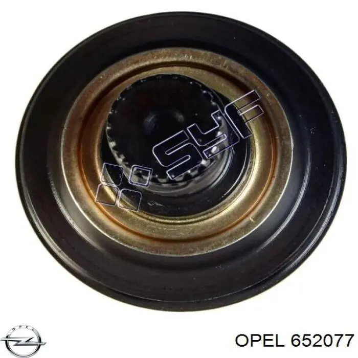 652077 Opel panela de óleo de cárter do motor