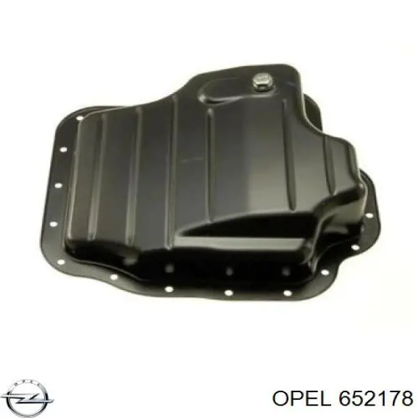 652178 Opel panela de óleo de cárter do motor
