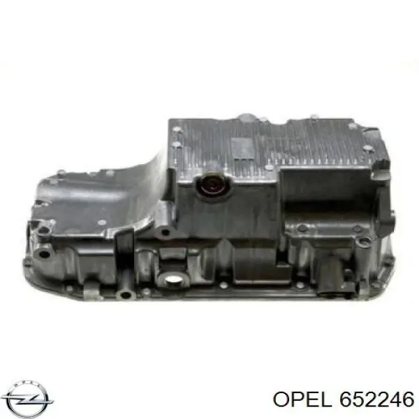 652246 Opel panela de óleo de cárter do motor