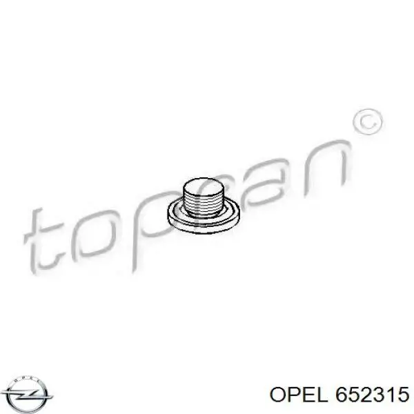 Пробка поддона двигателя Opel 652315 цена, от 2.26 USD