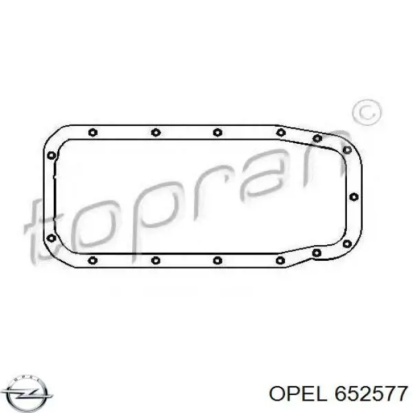 Прокладка поддона картера 652577 Opel