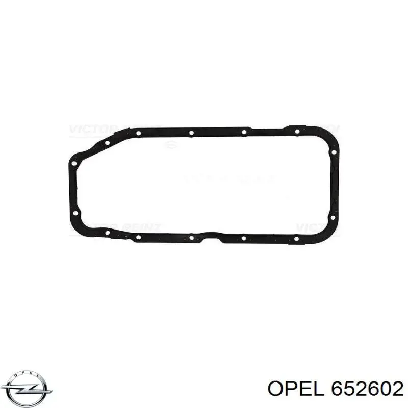 652602 Opel прокладка поддона картера двигателя