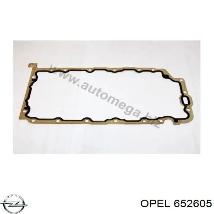 652605 Opel прокладка поддона картера двигателя