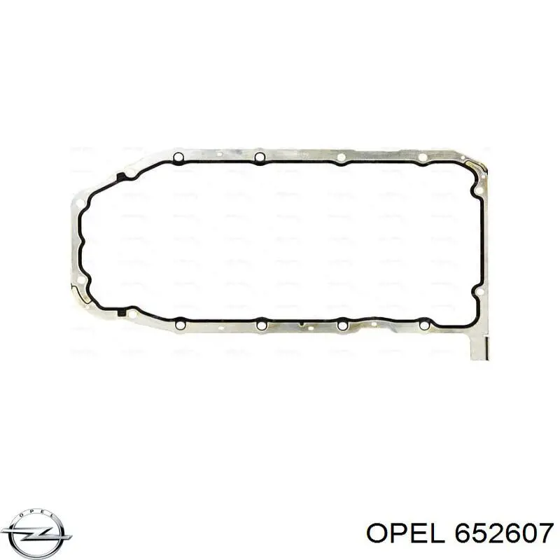 652607 Opel прокладка поддона картера двигателя