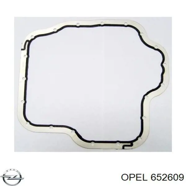 652609 Opel прокладка поддона картера двигателя нижняя