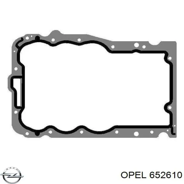 652610 Opel прокладка поддона картера двигателя