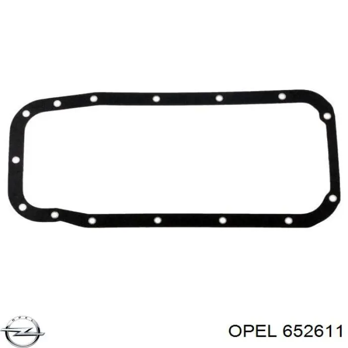 652611 Opel прокладка поддона картера двигателя
