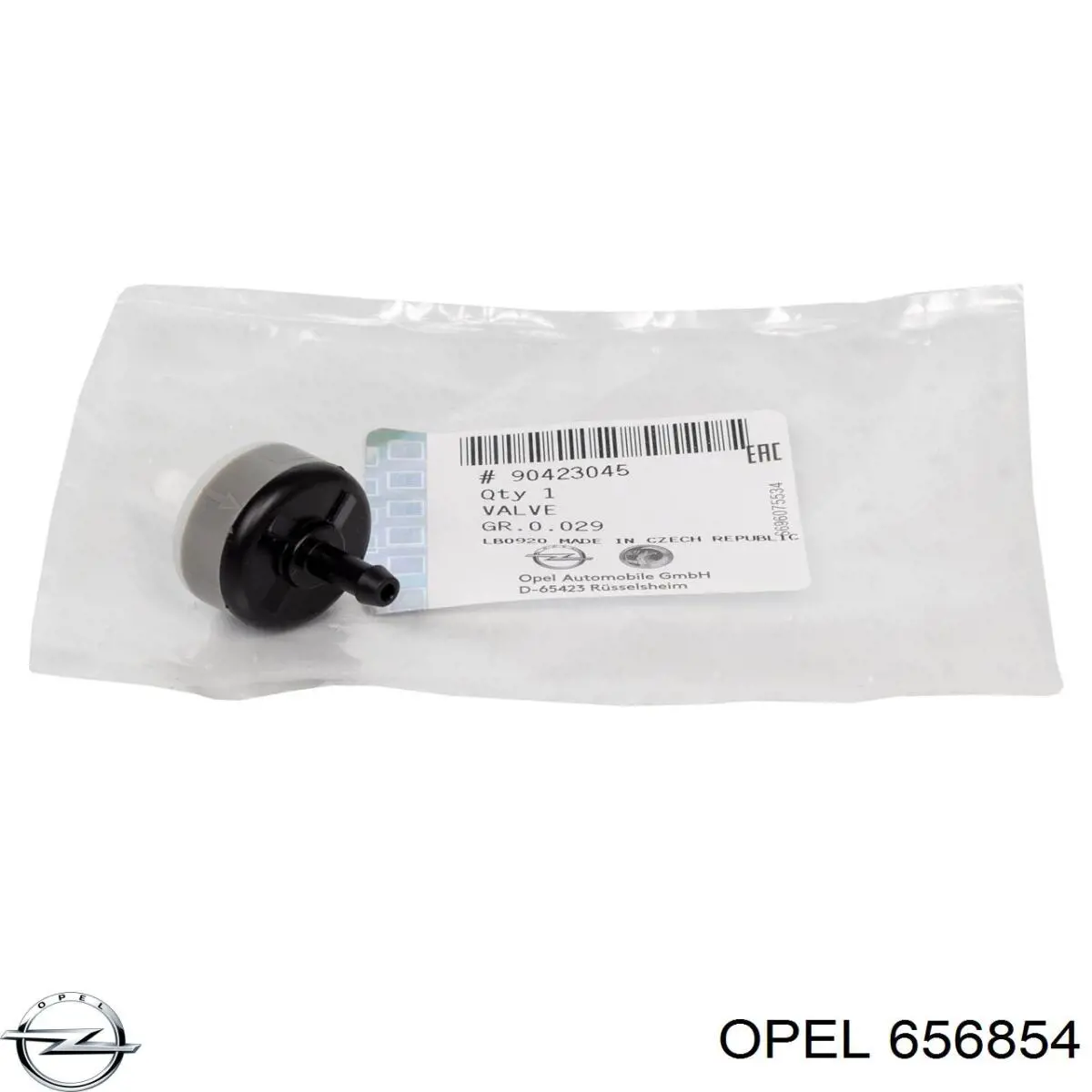 Клапан PCV вентиляции картерных газов на Opel Astra H 