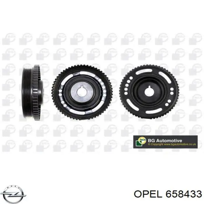 658433 Opel anel de vedação da guia de sonda do nível de óleo de motor