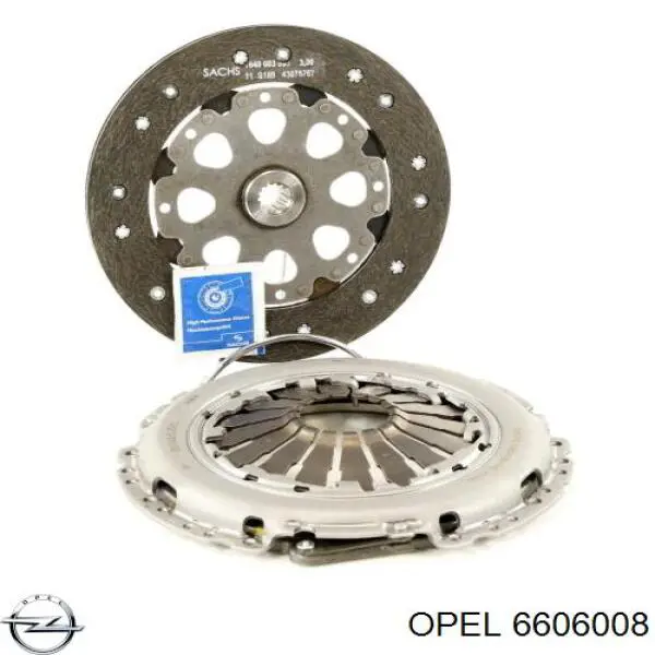 Купить 6606008 Opel Комплект сцепления (диск, корзина, подшипник)