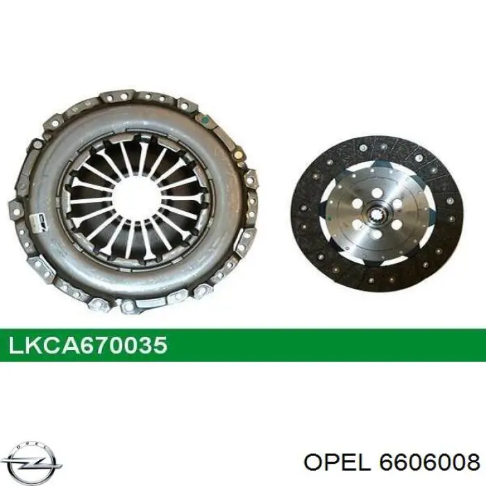 Сцепление 6606008 Opel