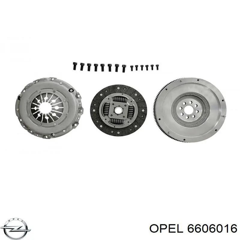 Комплект сцепления (3 части) Opel 6606016 цена, от 235.50 USD