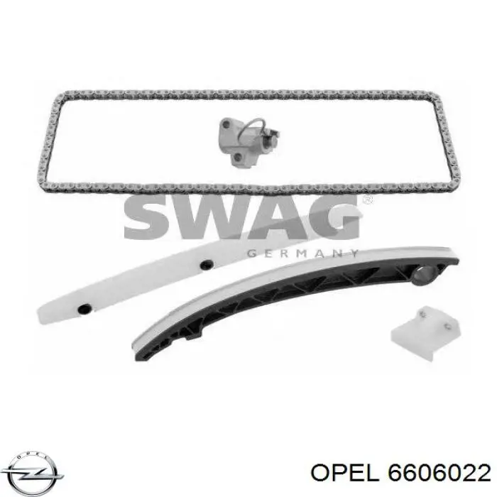 Комплект цепи ГРМ 6606022 Opel
