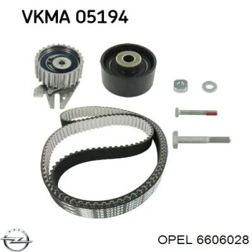 ГРМ ремни, комплект Opel 6606028 цена, от 72.11 USD
