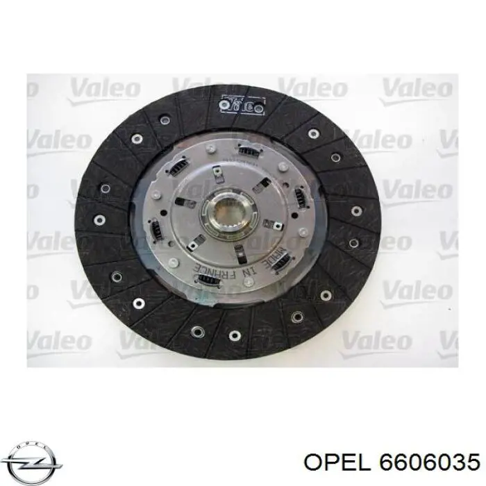 6606035 Opel Сцепление в сборе